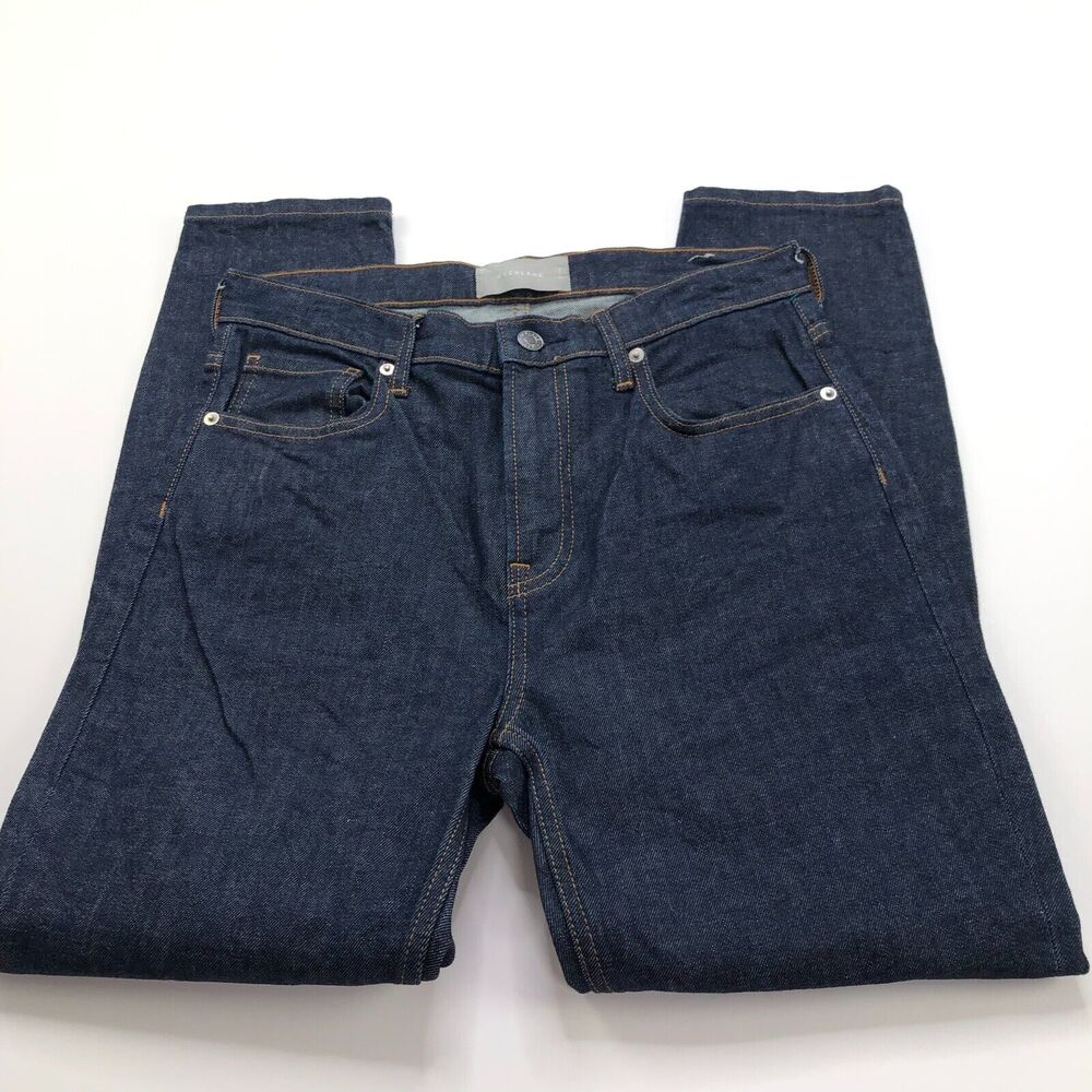 Everlane Ankle Tapered 30 (Fits 30W 27L) High Rise Denim Indigo Jeans